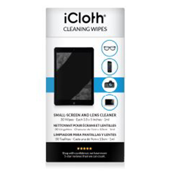 iC30 - iCloth Wipes Carton with 30 Small Wipes 