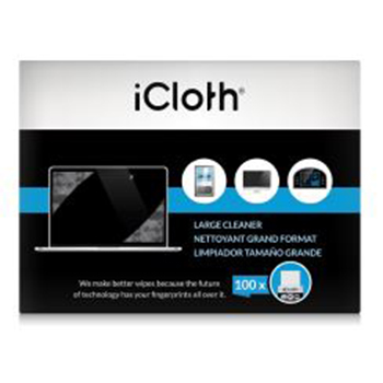 iCA100 - iCloth Wipes Carton with 100 Large Wipes 