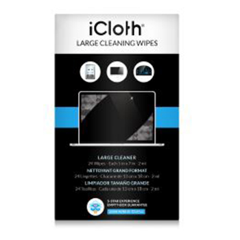 iCA24 - iCloth Wipes Carton with 24 Large Wipes 