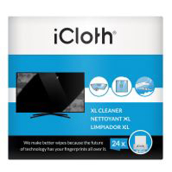 iCXL24 - iCloth Wipes Carton with 24 XL Wipes 