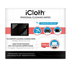 iC70IPA750 - iCloth Wipes Carton with 750 Personal Size Wipes w/ 70% IPA